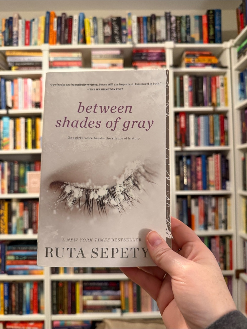 Between Shades of Gray by Ruta Sepetys - White & Gray Paperback